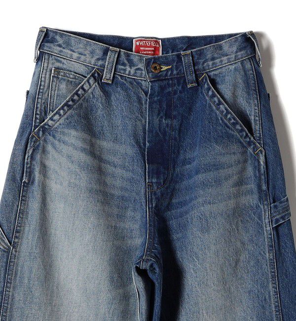 SHIPS for women「【SHIPS別注】WHITE FIELD:デニム ペインター パンツ」|デニム|