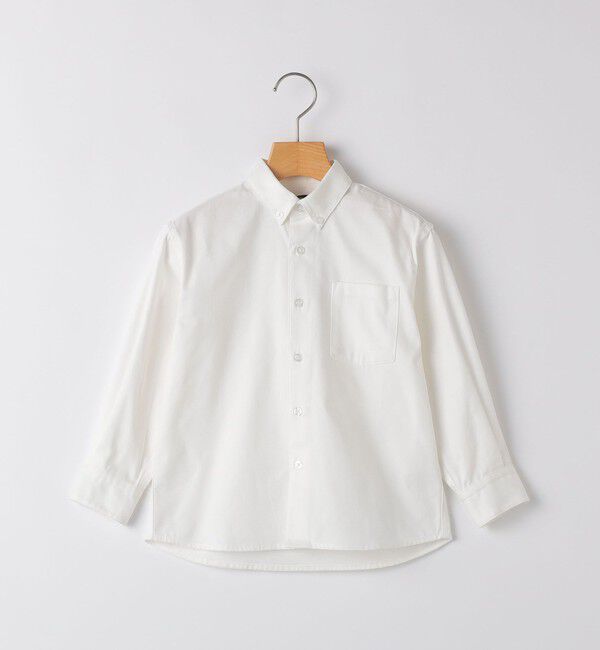SHIPS KIDS「SHIPS KIDS:100～130cm / ボタンダウン シャツ」|シャツ・ブラウス|ホワイト