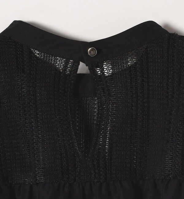 quaranciel「quaranciel:〈手洗い可能〉ラッセル レース フィブリル ブラウス」|シャツ・ブラウス|