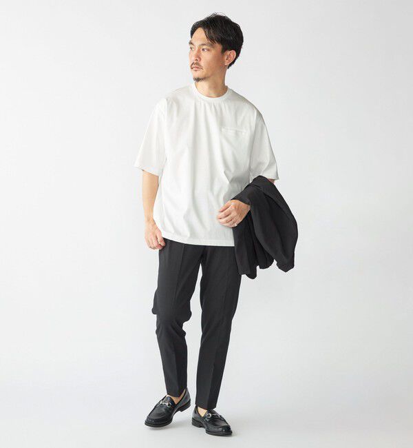 SHIPS「SHIPS: 〈接触冷感 / 抗菌防臭機能〉クールタッチ スムース Tシャツ」|Tシャツ・カットソー|