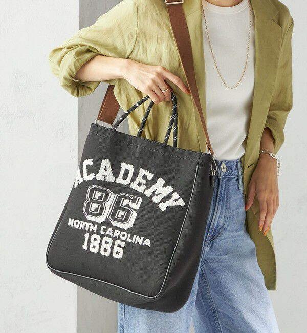 SHIPS for women「カレッジ レオパード ジャカード A4 バッグ」|ショルダー・メッセンジャー|