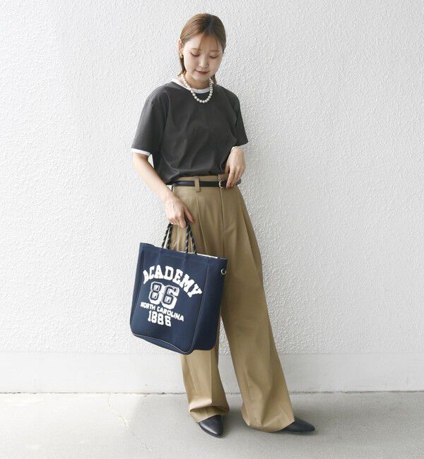 SHIPS for women「カレッジ レオパード ジャカード A4 バッグ」|ショルダー・メッセンジャー|