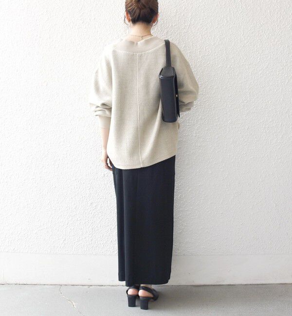 SHIPS any「SHIPS any:〈手洗い可能〉サカリバ 深Vネック ルーズ プルオーバー」|Tシャツ・カットソー|