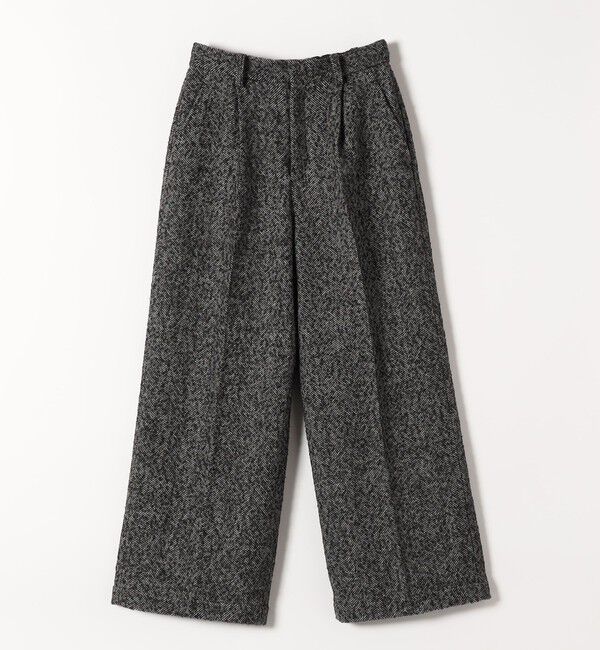 quaranciel「quaranciel: ツイード タック ワイド パンツ」|その他|