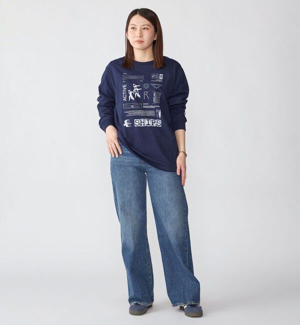 SHIPS「【WEB限定/SHIPS/RUSSELL ATHLETIC別注】CONVENIENCEYOUNG: LS TEE」|Tシャツ・カットソー|
