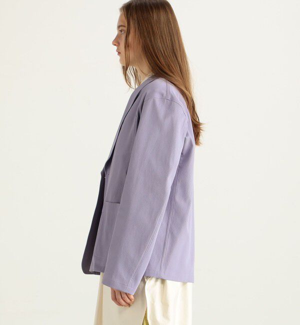 BACCA「コットンピケ ワークジャケット」|テーラードジャケット|