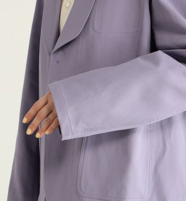 BACCA「コットンピケ ワークジャケット」|テーラードジャケット|