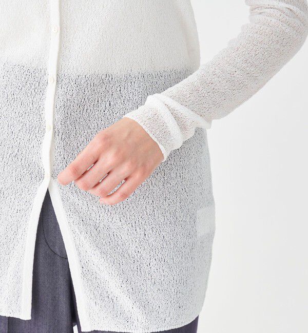 Ballsey「ライトフリーゼ Vネックカーディガン」|カーディガン|