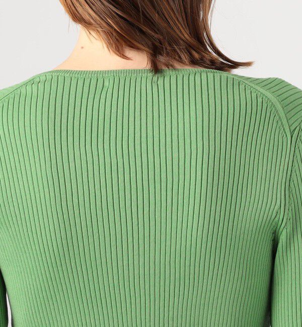 DES PRES「コットンアセテートリブ クルーネックプルオーバー」|ニット・セーター|