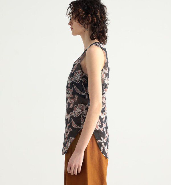 BACCA「バティックプリント コットンボイルブラウス」|シャツ・ブラウス|