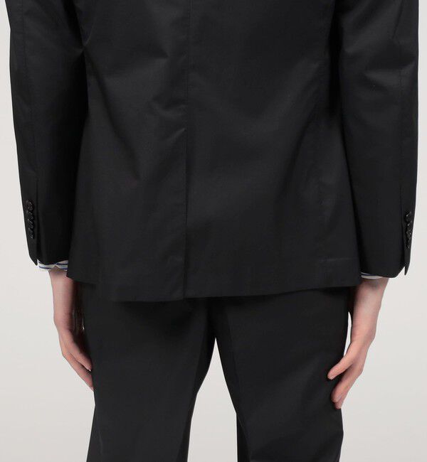 TOMORROWLAND MENS「コットンポリウレタンハイカウント シングルブレステッド2Bジャケット」|テーラードジャケット|