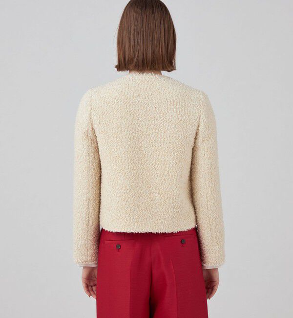 Ballsey「Giselle クルーネックジャケット」|ノーカラージャケット|