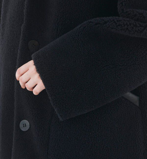 GALERIE VIE「セミカーリームートン フーデットコート」|その他|