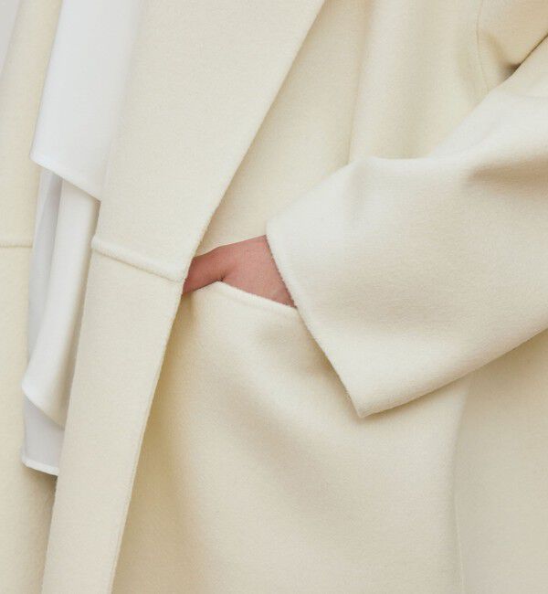 DES PRES「ダブルフェイスメルトンビーバー ウィングカラーコート」|その他|