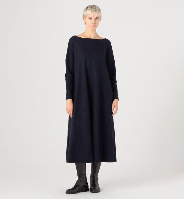 GALERIE VIE「ミルドスムース ボートネック ワンピース」|ワンピース|