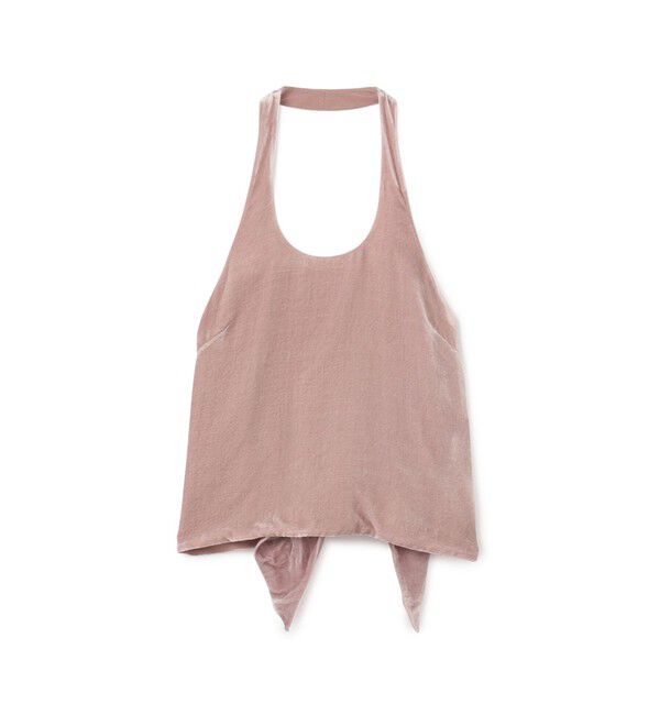 BACCA「レーヨンシルクベルベット ホルターネックブラウス」|シャツ・ブラウス|73 ライトパープル