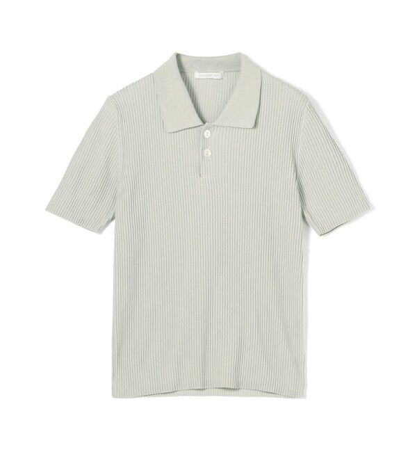 GALERIE VIE「ギザコットンリブ ポロカラープルオーバー」|ニット・セーター|13 ライトグレー