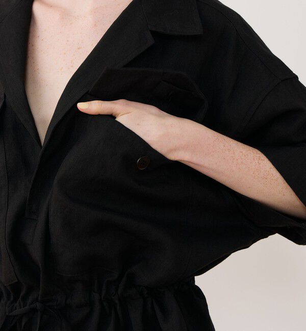 TOMORROWLAND GOODS「HAVERSACK サファリプルオーバー」|シャツ・ブラウス|