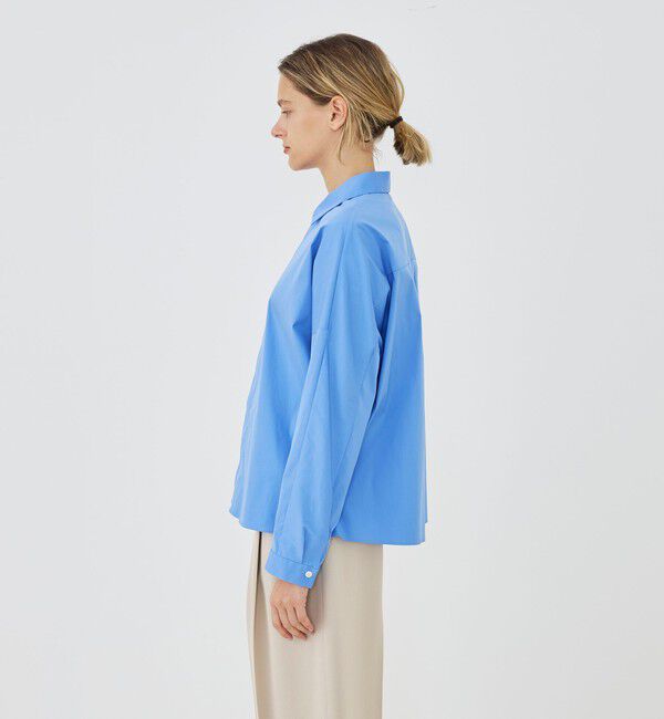 GALERIE VIE「ストレッチタイプライター フロントタックシャツ」|シャツ・ブラウス|