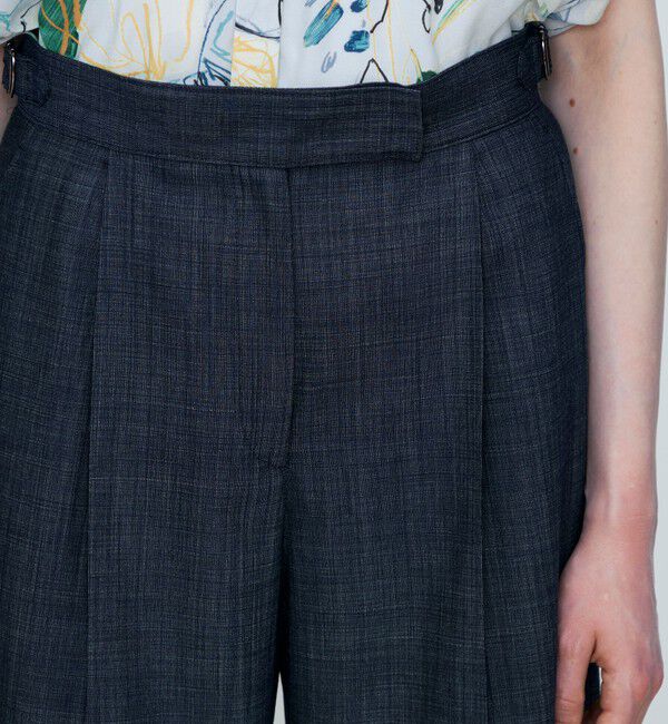 TOMORROWLAND collection「【WEB先行予約】コンフォートデニム タックワイドパンツ」|その他|