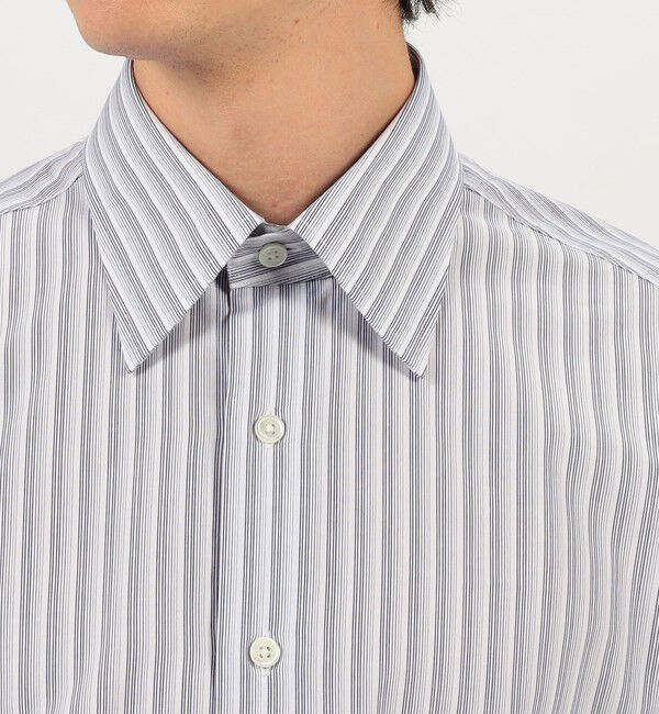 TOMORROWLAND MENS「120/2スーピマコットンブロード マルチストライプ レギュラーカラー ドレスシャツ」|シャツ・ブラウス|