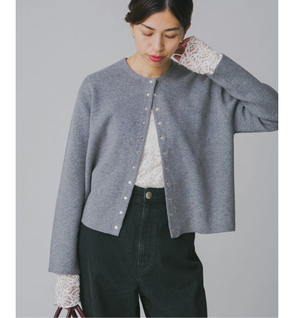 IENA「《追加3》ペイズリー ストレッチレースプルオーバー」|Tシャツ・カットソー|