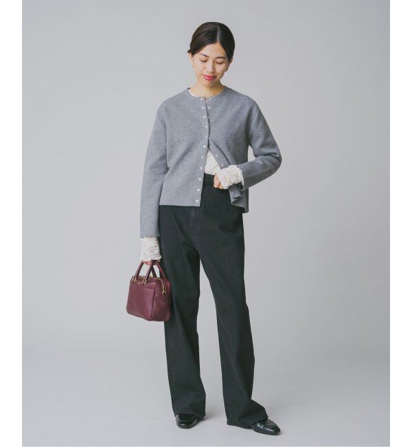 IENA「《追加3》ペイズリー ストレッチレースプルオーバー」|Tシャツ・カットソー|