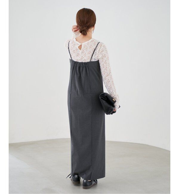 IENA「《追加3》ペイズリー ストレッチレースプルオーバー」|Tシャツ・カットソー|