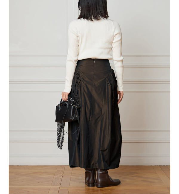 IENA LA BOUCLE「IENA LA BOUCLE コットンシルクRIBプルオーバー」|ニット・セーター|