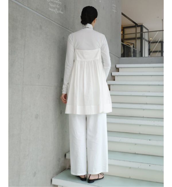 IENA「《予約》Maison IENA 別注 Nell/ネル フリルキャミソール 261-30275」|シャツ・ブラウス|