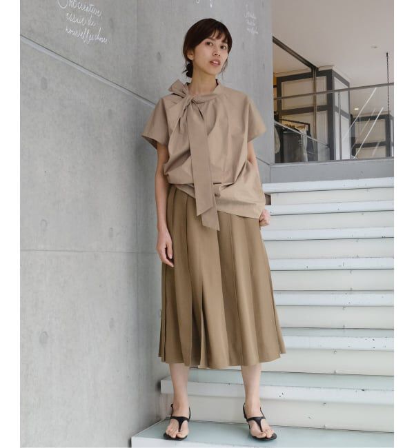 IENA「《予約》Maison IENA 別注 Nell/ネル ボウタイブラウス 261-30282」|シャツ・ブラウス|