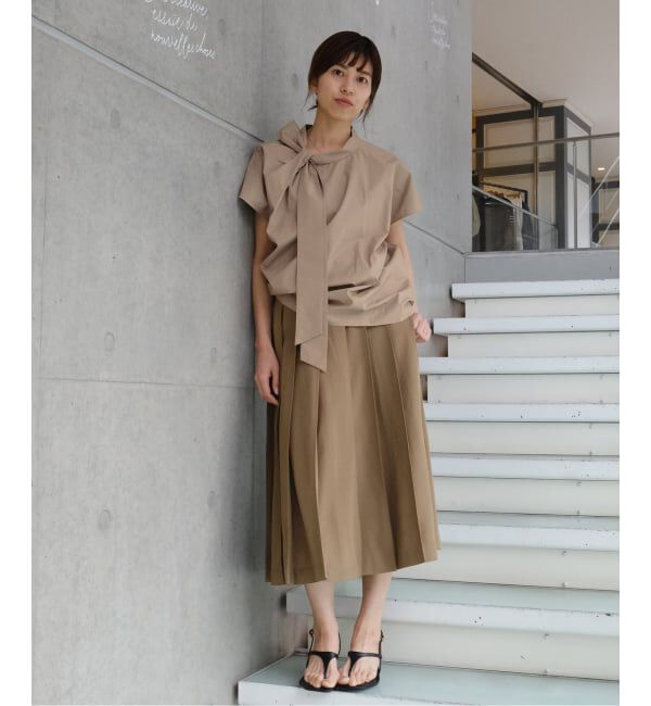 IENA「《予約》Maison IENA 別注 Nell/ネル ボウタイブラウス 261-30282」|シャツ・ブラウス|