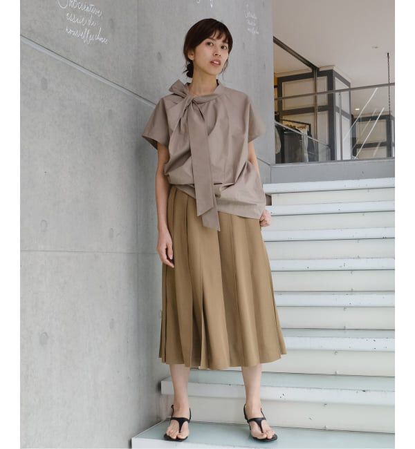 IENA「《予約》Maison IENA 別注 Nell/ネル プリーツスカート 261-10297」|スカート|