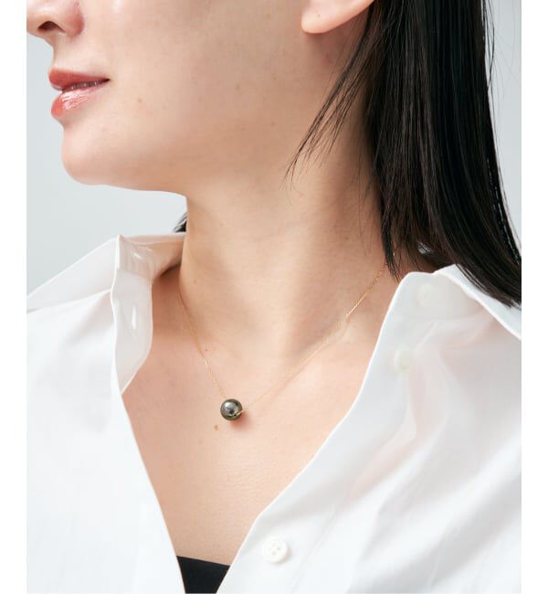 VERMEIL par iena「mariko tsuchiyama マリコ ツチヤマ One Thing NeckLace40cm 370059」|ネックレス|グレー