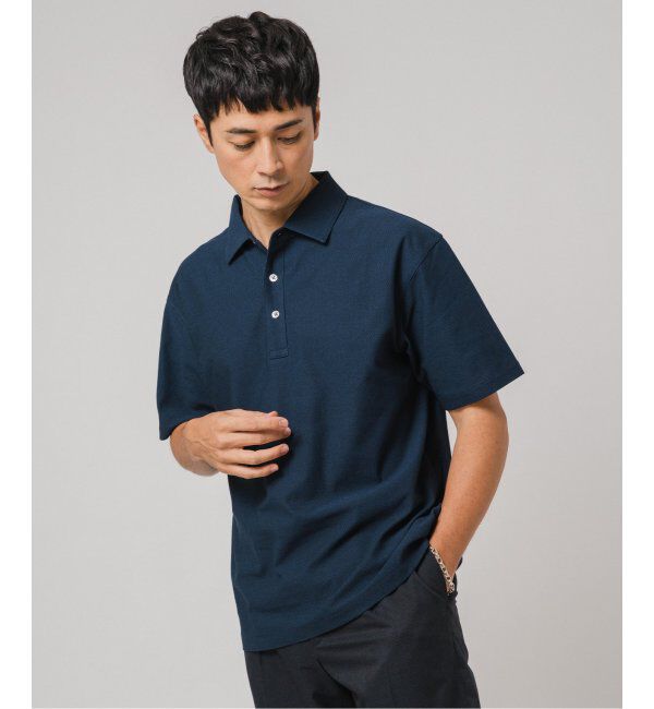 EDIFICE「"吸水速乾機能"ALBINI オープン ポロシャツ」|ポロシャツ|