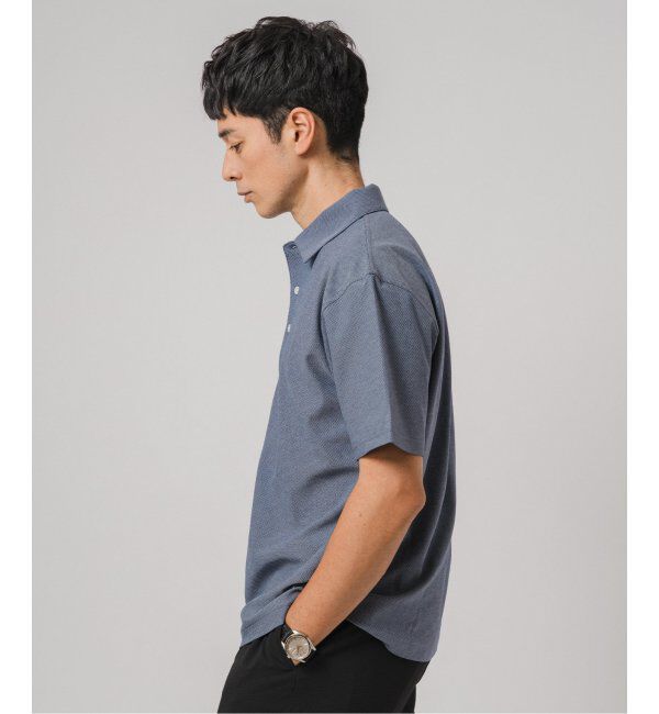 EDIFICE「"吸水速乾機能"ALBINI オープン ポロシャツ」|ポロシャツ|