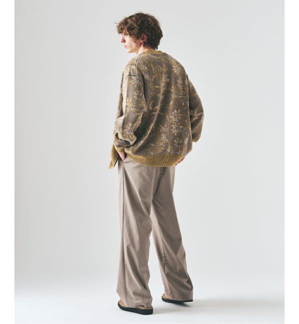 417 EDIFICE「インディゴジャガードカーディガン」|カーディガン|