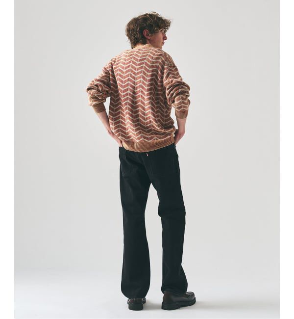 417 EDIFICE「インディゴジャガードカーディガン」|カーディガン|