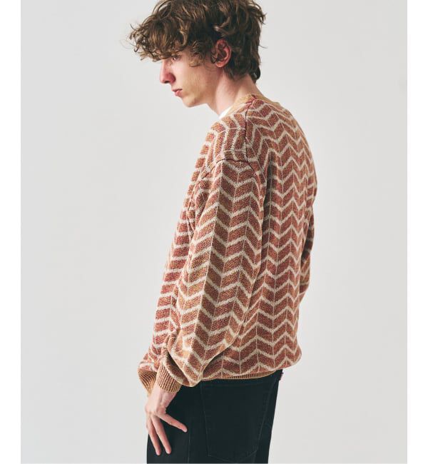 417 EDIFICE「インディゴジャガードカーディガン」|カーディガン|