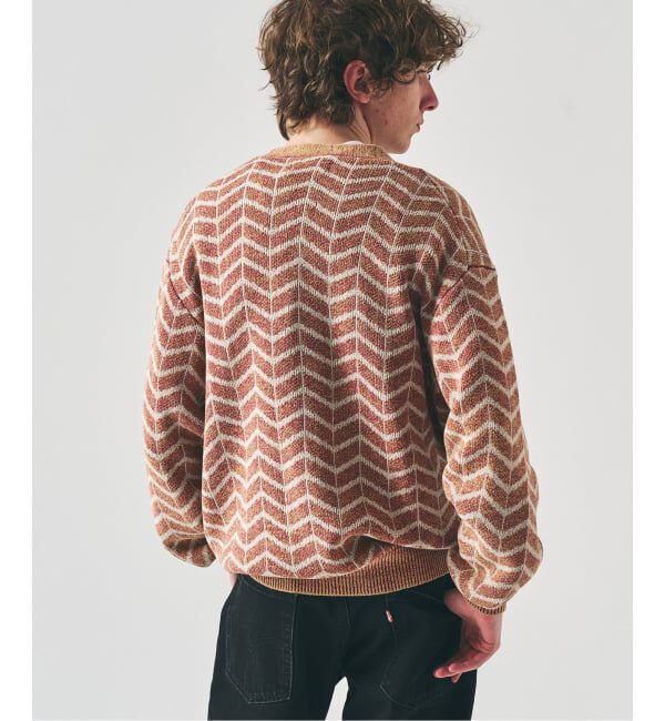 417 EDIFICE「インディゴジャガードカーディガン」|カーディガン|