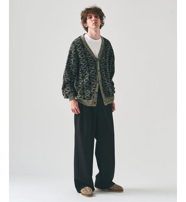 417 EDIFICE「インディゴジャガードカーディガン」|カーディガン|