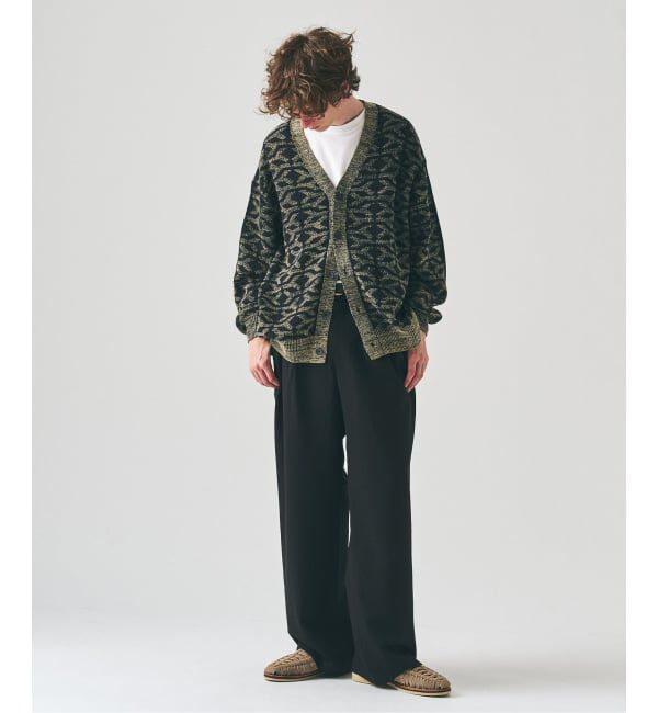 417 EDIFICE「インディゴジャガードカーディガン」|カーディガン|