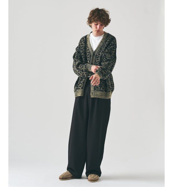 417 EDIFICE「インディゴジャガードカーディガン」|カーディガン|