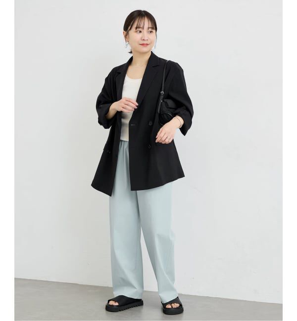 JOURNAL STANDARD「《追加3》【撥水/接触冷感/洗える/UVカット】リネンナイロンストレッチワイドパンツ」|その他|