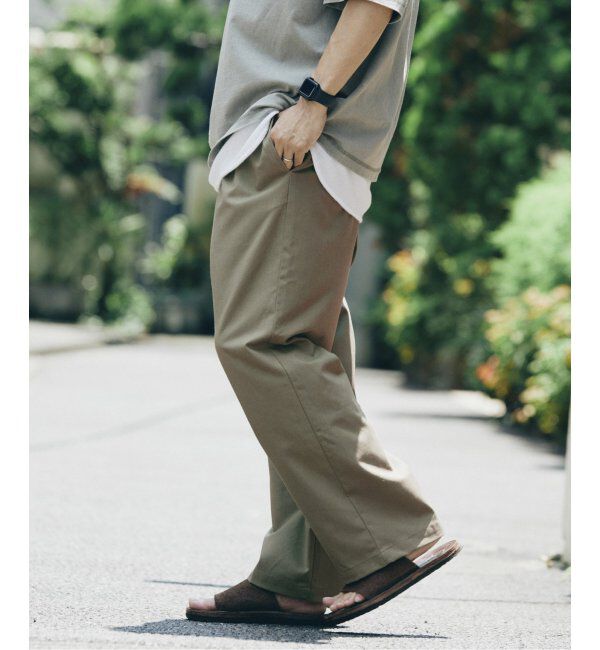 JOURNAL STANDARD relume「リネンブレンド 1タック &rdquo;レイジー&rdquo; パンツ」|スラックス|