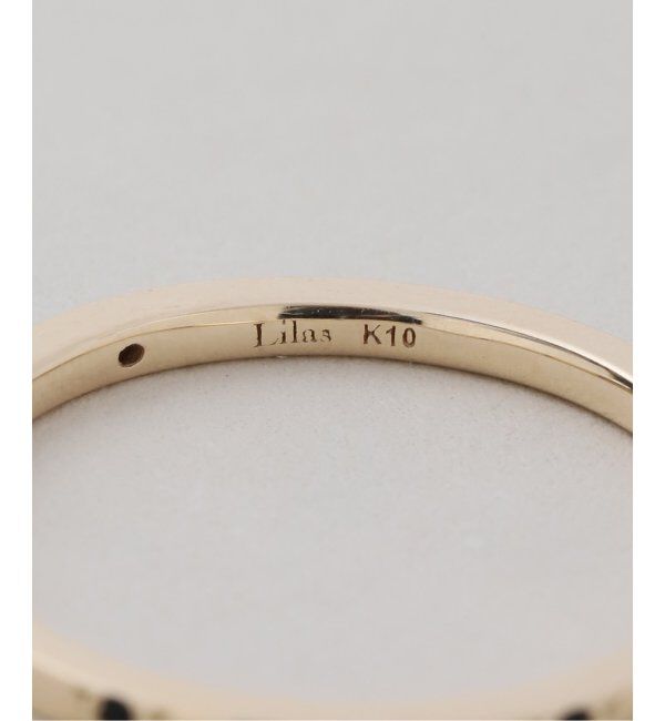 Lilas by Spick&Span「オニキスステーションリング K10」|リング|