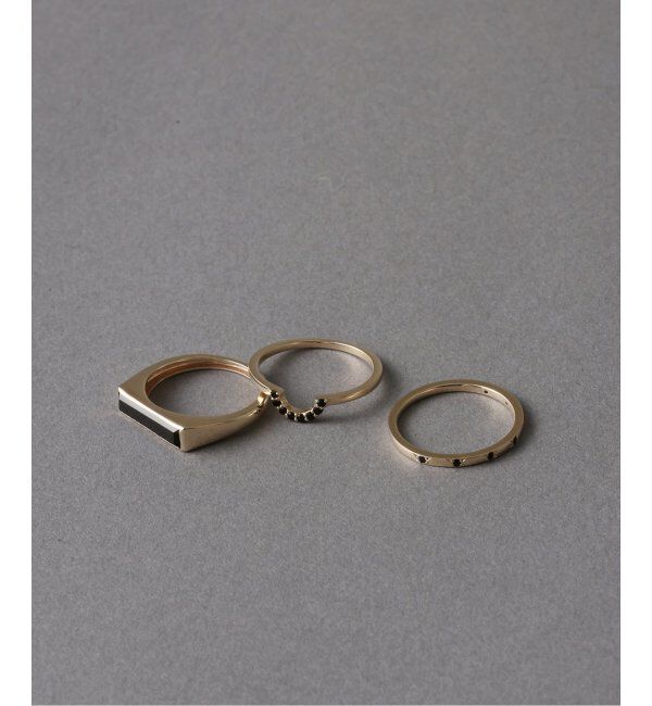 Lilas by Spick&Span「オニキスステーションリング K10」|リング|