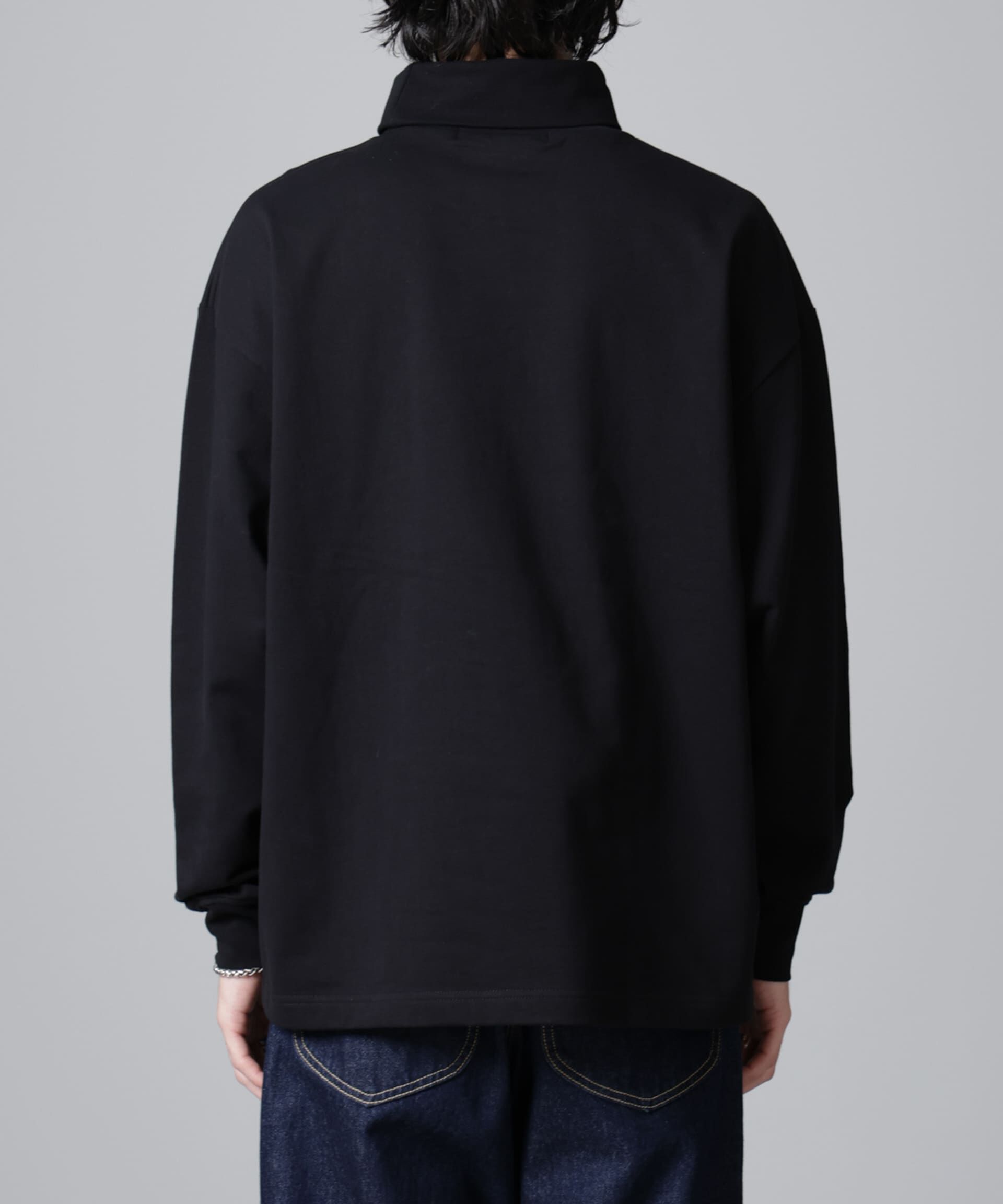 nano･universe「タートルカットミニ裏毛Ｔシャツ 長袖」|Tシャツ・カットソー|