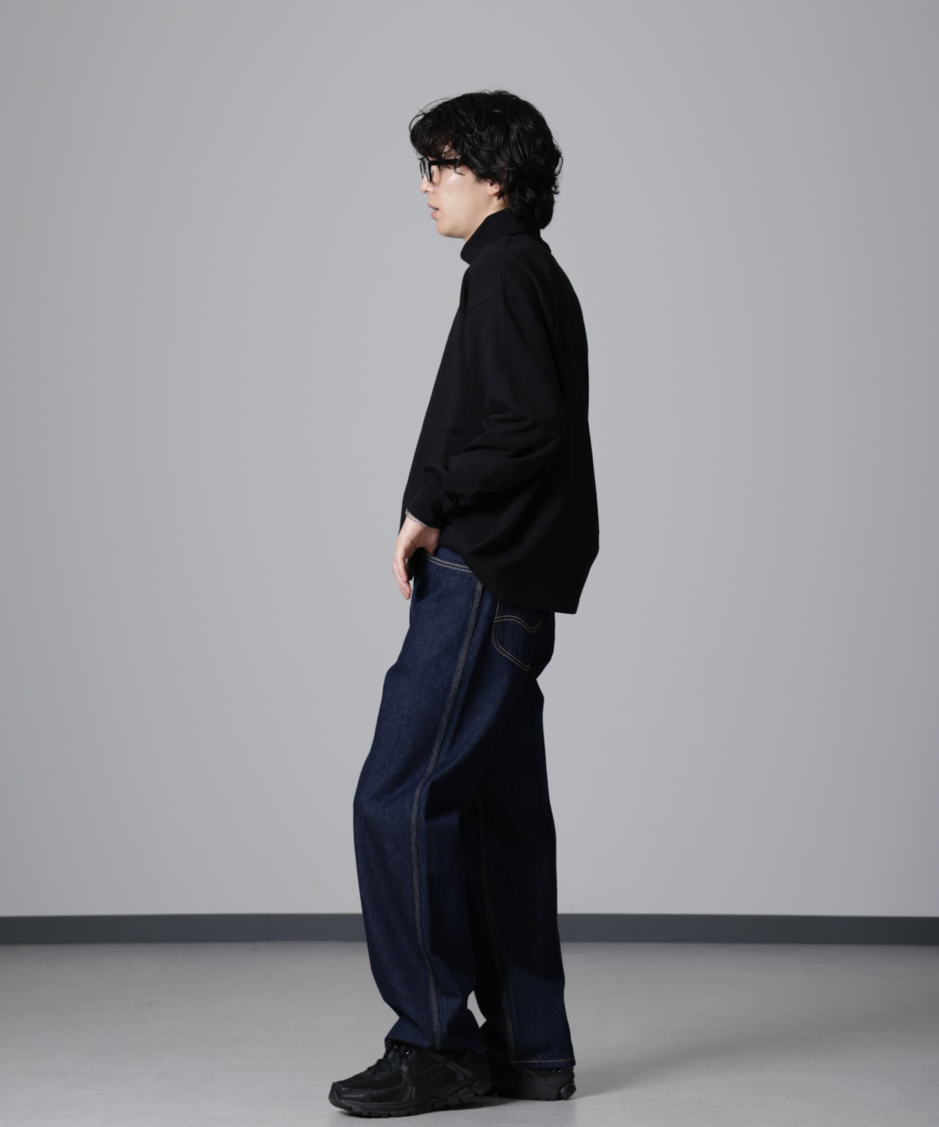 nano･universe「タートルカットミニ裏毛Ｔシャツ 長袖」|Tシャツ・カットソー|