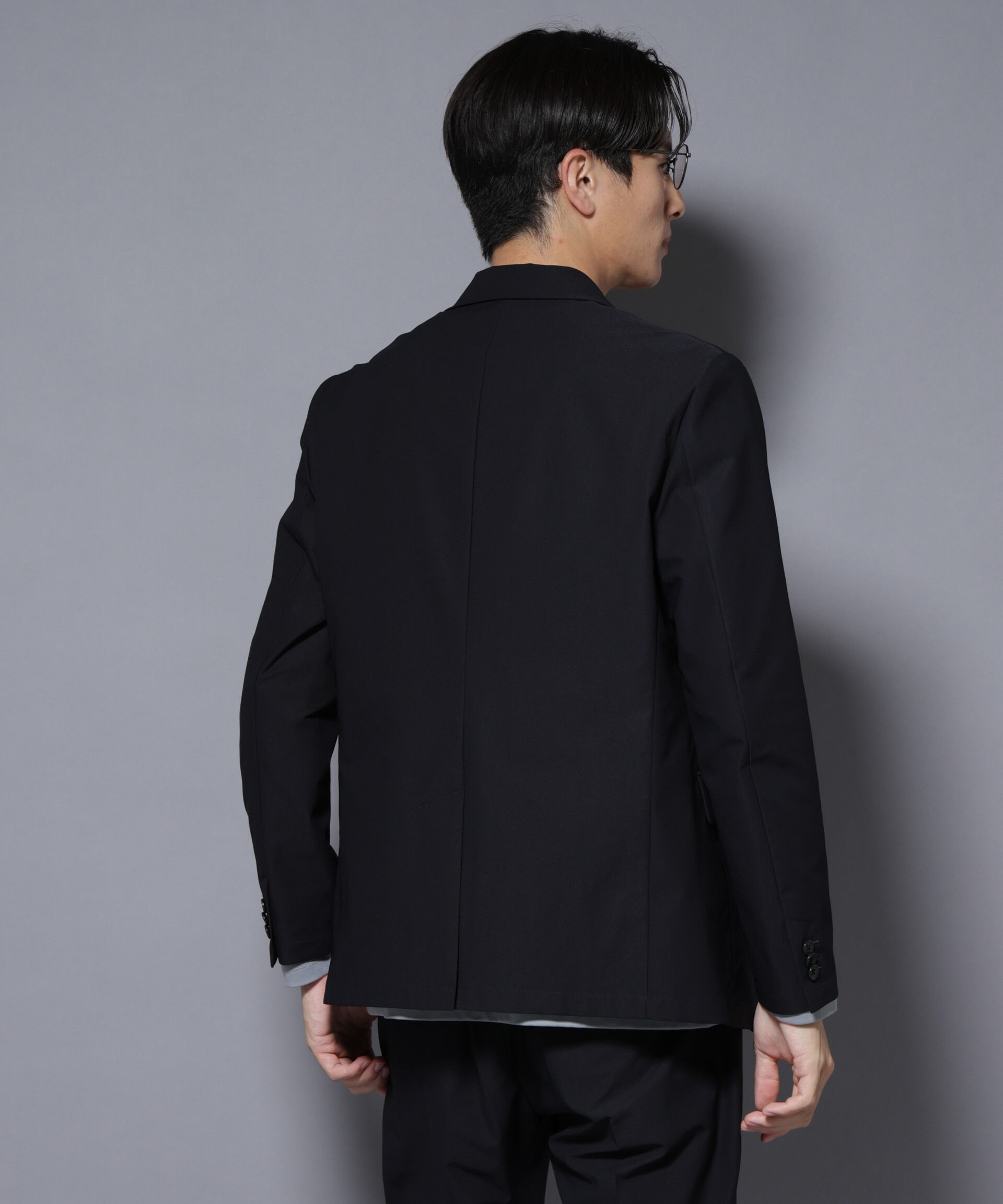 nano･universe「｢N JACKET BASIC｣TEXBRID(R) ﾂｲﾙｼﾞｬｹｯﾄ/ｽﾄﾚｯﾁ･撥水(ｾｯﾄｱｯ 」|スーツ|